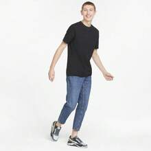 Puma 男款基本系列短袖圆领T恤 84959301 - 黑色 - 查看 5