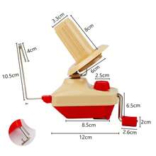 Hand Operated Yarn Ball Winder Manual Wool Yarn String Winder With Tabletop Clamp - Multicolor - View 9
