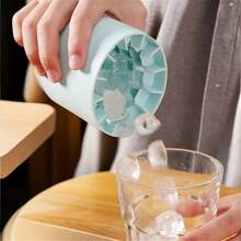 1pc Easy-To-Release Silicone Ice Tray Makes Perfectly Shaped Ice Cubes - Holds Up To 40-60 Ice Cubes! Kitchen Supplies