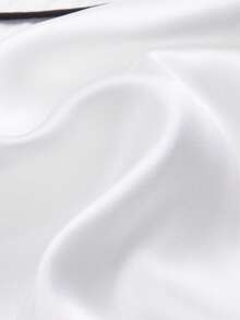 Girls Pajamas, Satin Silky Pjs Set Kids 2Pcs Button-Down Nightwear Sleepwear Gift For Kids - trắng - Xem 8