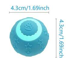 Bola rodante inteligente con gravedad, juguete eléctrico inteligente para mascotas, recargable por USB, juguete interactivo para gatos, disponible en varios colores. Adecuado para gatitos, ayuda a los gatos a aliviar el estrés y el aburrimiento, activa el instinto de caza del gato a través del movimiento. El tamaño del producto se adapta a gatos de diferentes tamaños, los gatos no sienten amenaza y se activa su naturaleza de caza.