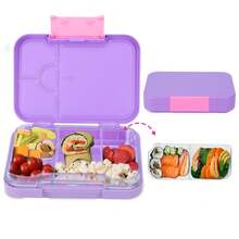 Tritan Material 1000ML Bento Lunch Box, Leak-Proof, Microwave/Dishwasher Friendly, Back To School - Multicolor - View 12