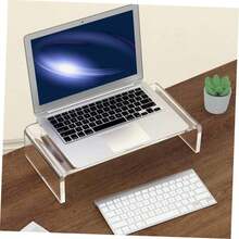 展示架 电脑增高架 电脑支架 显示器支架 增高架 办公电脑支架 键盘腕垫 显示器增高架 电脑增高支架 电脑底座 亚克力显示器支架 增高架 亚克力笔记本电脑支架