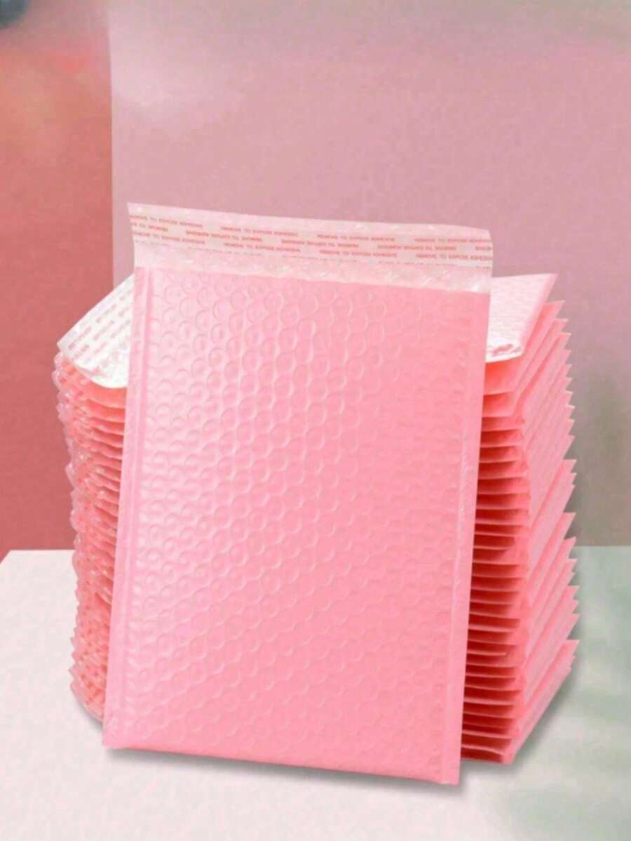 10 sobres acolchados rosas con burbujas, sobres acolchados resistentes al agua, sobres con relleno de burbujas para envíos publicitarios, bolsas de empaquetado multiusos, sobres acolchados y resistentes al agua con cierre autoadhesivo, suministros de envío acolchados opacos para joyas, cosméticos, envíos, correo, hogar, regalos de Navidad, Día de la Madre y Graduación
