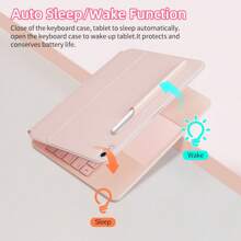 DANYCASE 背光智能键盘保护套，兼容 iPad (A16) 2025、第十代、10.9 英寸 iPad Air（第四/五代）、11 英寸 iPad Air M2/M3、13 英寸 iPad Air M2/M3、11 英寸 iPad Pro（第二/三/四代）、12.9 英寸 iPad Pro（第四/五/六代），磁吸式键盘保护套