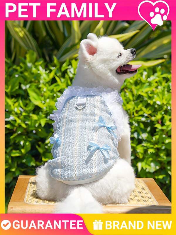 Lace Satin Jumpsuit Pet Clothes Puppy Dog ​​Clothing Small Dog Cat Supplies Spring Summer Autumn Clothes,Dog Cooling Vest For Summer, Lightweight Jacket Dog Cooling Shirt, UV Protection Cooling Harness For Outdoor Activity With Breathable Mesh ,Sizing For Small, Medium And Large Dogs