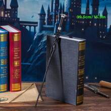 Warner Bros Varita mágica de Harry Potter, Varina de mago para actuaciones en el escenario, Accesorios perimetrales de películas de Potter con núcleo metálico, mejora la durabilidad y la actuación anti-rotura [Garantía genuina] - Varitas de la profesora McGonagall, Varillas de Hermione, Perfectamente adecuadas para fiestas navideñas, actuaciones teatrales, accesorios de cosplay, colección y regalos