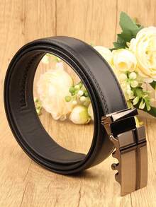 1 szt. męski pasek z automatyczną klamrą w kolorze czarnej kawy, modny pasek do garnituru biznesowego, pasek na wesele, prezent dla męża i ojca, pasek ze skóry PU w jednolitym kolorze, akcesoria na każdą porę roku, jesień i zimę, odpowiedni dla nastolatków, młodzieży, mężczyzn, na co dzień, na zewnątrz, do uprawiania sportu, na wakacje, na urodziny, na co dzień - Wielokolorowe - Zobacz 11