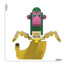 Tung Tung Tung Sahur Creative Building Block Model Toy, Brainrot Character Action Figure Set, DIY Assembly Decor - 844 - View 4
