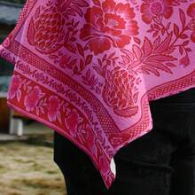 1 pieza Toalla de playa con patrón floral de dibujos animados, de tela de microfibra suave, que proporciona protección solar, esencial para viajes y playa - Multicolor - Ver 9