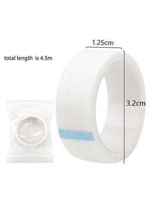 1 Roll Makeup Tools Set, Includes Eyeshadow Stickers, Breathable Eyeliner Pen, Eyelash Extension Paper Stickers, Invisible Face Makeup Tape, Instant Face Practice Makeup Tape, Face Lifting Plastic Tape, Eyeshadow Tape, Eyeliner Pen Tape (1.25cm*4.5m), Makeup Tools, Eyelash Tools, Face Lifting Tools - Multicolor - View 12