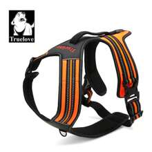 Reflective Heavy-Duty  Harness - XL Size - Highly Visible Orange - Adjustable, Durable Design For Optimal Comfort And Security - Ideal For Outdoor Activities & Work Use