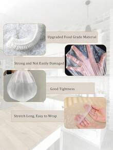 10/20/30 件装透明家用电器罩，带加厚橡胶圈防尘，长度 45 厘米，适用于烤箱、炸锅、搅拌机、烤面包机、空气炸锅、电饭煲等小型电器，适合学校、办公室、家庭、旅行、收纳包等场所使用。