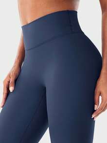 VOYJOY Hidden Butt Scrunch Womens Workout Leggings Butt Lifting 25\" Tummy Control Yoga Pants High Waist Edwine Legging - 海軍藍 - 查看 6