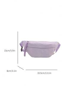Bolso de pecho casual con bolsillo con cremallera lateral de unicolor, apropiado para compras, carteras, compras, mujeres jóvenes, estudiantes universitarios, recién llegados, trabajadores de cuello blanco. Son muy apropiados para oficinas, universidades, trabajo, negocios, trayectos, actividades al aire libre, viajes y salidas