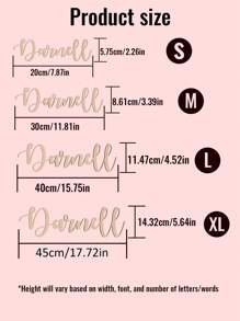 1/2Pcs Customized Wooden Name Sign For Nursery Wedding Name Sign Bridal Shower Name Sign Personalized Baby Name Sign Home Gift Backdrop Name Sign Wooden Party, Valentine Day, Valentine Day Decor Engraved, High-Quality Custom,Multi-Functional,Ornamental,Letter,Stylish,Modern,Colorful,Cute,Adorable,Casual,Vintage,Custom,Personalised,Unique,Customized,Baby Gifts,Ideal Gifts For Him,Ideal Gifts For Her,Son,Daughter