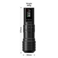 1pc Wireless Tattoo Machine Pen, Adjustable Stroke Length (2.0-4.2mm), Suitable For Beginners And Tattoo Artists, 1600mAh Color Screen Digital Display, Wireless Power Supply - Black - View 8