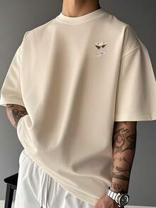 Men T-Shirts - 杏色 3 - 查看 5