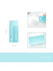 2 件可爱儿童橡皮擦简约纯色橡皮擦透明可视铅笔橡皮擦返校可爱学生用品返校