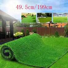 Artificial Grass Turf Lawn-5 Feet X 8 Feet, 0.4" Indoor Outdoor Rug Synthetic Grass Mat Fake Grass