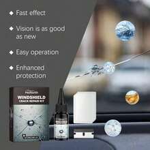 Windshield Crack Repair Kit Car Windshield Nano Repair Liquid Set Quick Crack Repair Clear Vision  Travel - 1pc - View 2