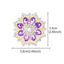 1 cái - Trâm cài áo hoa phong cách Bohemian cổ điển nhiều màu sắc cao cấp, thích hợp cho quần áo nữ, ba lô, mũ, tiệc tùng, đám cưới, quà tặng ngày lễ, phụ kiện tự làm trường học Halloween00 Trang sức Phụ kiện trang phục Túi xách Phụ kiện văn phòng Giáng sinh - XD824090 - Xem 5