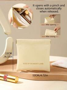2 pezzi/1 pezzo Borsa da viaggio estiva, Borsa organizer per cosmetici impermeabile di grande capacità, Pochette portatile da donna per strumenti di trucco, adatta come regalo per vacanze, damigelle, matrimoni, articoli essenziali per il ritorno a scuola