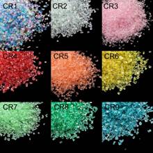 20 Grams 0.7oz AB Colored Crushed Glass For Resin Art DIY,Broken Fire Glass Pieces For Tabletop Fire Pit,Crafts,Home Decorations Vase Fillers