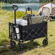 SONGMICS Portable Shopping Carts - Black - View 3