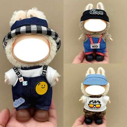 [Clothing Only] New 17cm 1st/2nd/3rd Generation Laboboo Plush Doll Outfits Cute Dress Up Toys Clothes For Labubu
