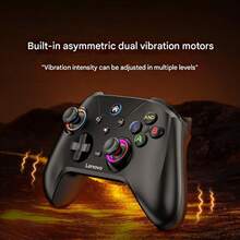Lenovo S02 Wireless Controller Dual Hall Linear Trigger (0.1mm Accuracy) 3D Hall Rocker (Never Drift) Ultra-Low Latency PC/PS/Switch/Mobile Phone Four-Terminal Matching - Classic Black - View 6