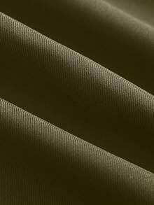 EARO Women Elegant Slim Front Slit Design Skirt, Versatile - Army Green - View 4