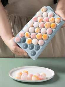 1 个实心随机多格冰块模具、冰块、家居、护肤品、面部冰袋、硅胶模具、冰淇淋模具、冰格、冰块、护肤品、弯头尺、冷却器 - 彩色 - 查看 7