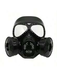 1pc Full Face Protection Respirator Mask For CS/Airsoft/Paintball, Military Tactical Gear, Suitable For Outdoor War Games