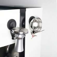 Gancho magnético con de café, de bocina inferior sin fondo, colgador de almacenamiento, martillo para polvo, accesorios para cuencos de polvo, soporte de almacenamiento WM94 - Negro - Ver 6