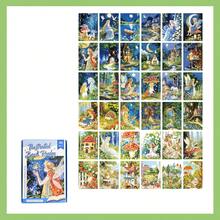 36pcs Cute Cartoon INS Journal Decorative Stickers, Illustrated Book Series, Suitable For Gifts, Office, Home, Marking, Labels, Classrooms, Entertainment Toys, Student Planner, Creative Retro DIY Decorative Stickers,For School Supplies,Back To School