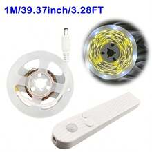 LED 灯带运动传感器灯，暖白光人体传感器灯，3.28 英尺至 32.8 英尺柔性灯带，适用于床下、楼梯、走廊、橱柜、卧室等。 - LED Light Strip Motion Sensor Light - 查看 8