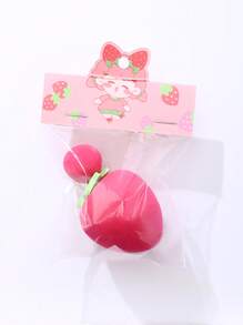 BATENG 1/2pcs Fruit-Shaped Makeup Sponge – Soft Reusable Latex-Free Blending Puff For Foundation, Concealer & Powder, Cosmetic Beauty Sponge With Adorable Cartoon Header Card Packaging, Ideal For Girls, Teens & Makeup Beginners, Perfect For Travel & Daily Use,Makeup,Cheap,Room Decor,Vanity,Travel,Bedroom,Makeup Accessories,Puff,Makeup Blender,Powder Puff,Makeup Sponge