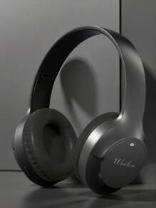 سماعات رأس لاسلكية قابلة للطي بتغطية كاملة للأذن، صوت عالي الجودة مع جودة صوت عميقة، عمر بطارية طويل للغاية، هدية مناسبة وتصنيف الأكثر مبيعًا، متوافقة مع الهواتف الذكية، مزودة بميكروفون، انخفاض في زمن التأخير