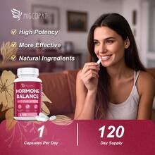 Hormone Harmony For Women With DIM & SGS – Women' S Hormone Balance Blend – Supports Estrogen Health, Mood, PMS & Menopause – 120 Capsules - Không có hương vị - Xem 6