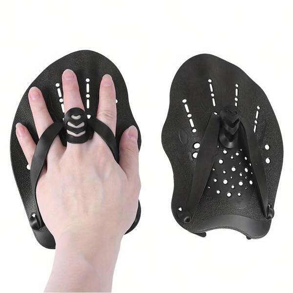 JoyMaySun Aletas de natación con manos para entrenamiento, paletas de natación para estilo libre con correas de silicona ajustables