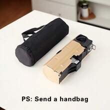 迷你折叠丁烷炉，户外露营野餐便携式燃气炉，轻便火锅/茶炉，无需点火器 - 彩色 - 查看 11