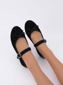 Women's 2025 New Outdoor Fashion Mary Jane Strap Decor Animal Print Fabric Flat Shoes, Lightweight Comfortable Soft Sole Loafers, Slip-On Granny Shoes