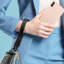 Universal Wrist Key Lanyard| Hands-Free Anti-Loss Strap, Adjustable & Unisex For Sports, Work & Outdoors - 黑色 - 查看 2