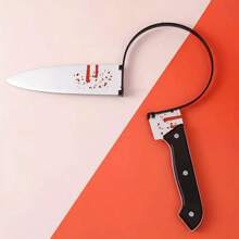 Jeu de fête d'Halloween : Serre-tête de couteau en plastique - Convient pour les fêtes et rassemblements - Accessoires de fête pour femmes