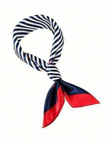 Multi-Piece Set: Captain's Hat, Sailor Hat, Scarf Set For Men & Women, White Gloves, Aviator Fashion Glasses, Sailor Uniform, Yacht/Rock Party Costume, Cosplay Accessories - Black - View 7