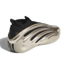 Adidas Harden Vol.9 "Cyber Metallic" Comfortable Shock Absorbing Anti-Slip Durable Supportive Low-Top Basketball Shoes, Black And Gold, Men