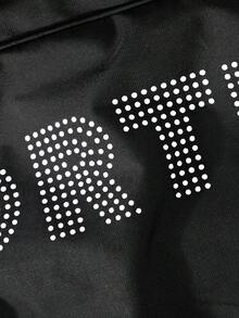 Men Plus Size Long Sleeve Hooded Jacket, Casual Fashion Camo Print Workwear Jacket, Suitable For Autumn And Winter - Black - View 4