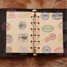 60pcs Vintage Postmark Waterproof Cartoon Stickers Pack - Retro Doodle Art Aesthetics For Suitcase Water Bottle Phone Laptop Skateboard Luggage Party Decoration,School Supplies,Back To School