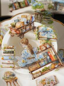 15 件 PET 复古 DIY 笔记本装饰贴纸，生活观察日记系列，适用于礼物、办公室、家庭、标记、标签、教室、娱乐玩具、学生计划器、创意复古卡片制作、DIY 装饰贴纸、用于学校用品、返校